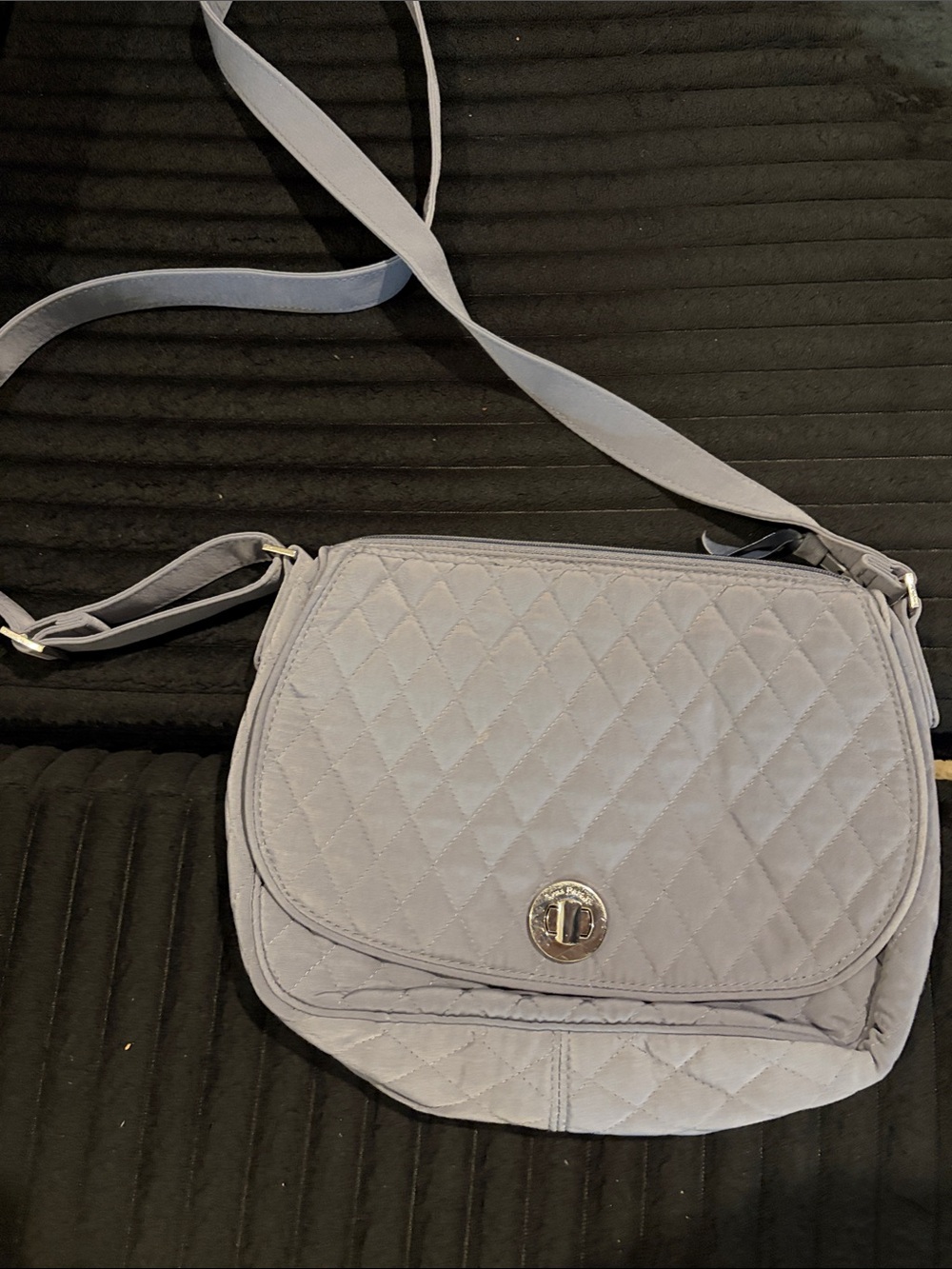 Vera Bradley Quilted Crossbody Bag - Gray